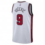 Chicago Bulls Trikot Nikola Vucevic 9 Nike 2022-23 City Edition Weiß Swingman - Herren